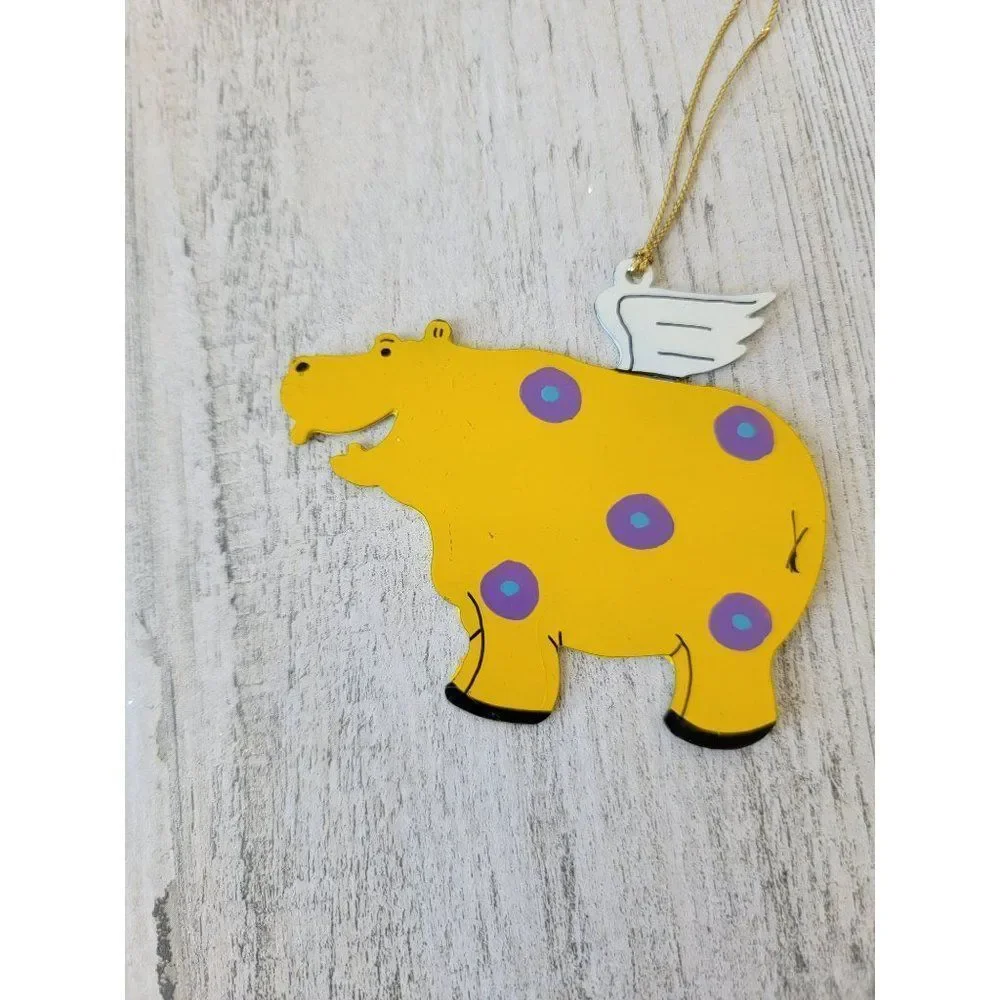 unbranded metal hippopotamus